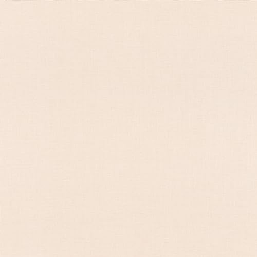 Rasch Wallpaper 690781 - Plain Non-Woven Wallpaper in Light Beige from The Symphony Collection - 10.05 m x 0.53 m (L x W)