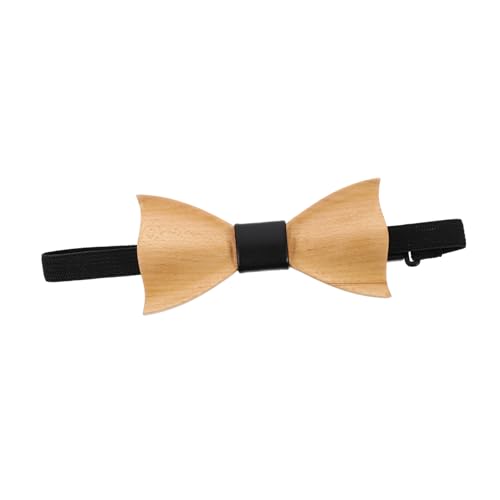 Kids Adjustable Wooden Bow Tie for Boys and Girls for Dress Shirts Parties and Festivals Classic Style Decoration