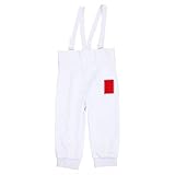 MFLKJHSA Fencing Pants, Fencing Knickers, 350N Fencing Suit, for Adults and Kids, Sabre Foil Epee, Unisex Fencing Uniform Suit, Right Hand(38)