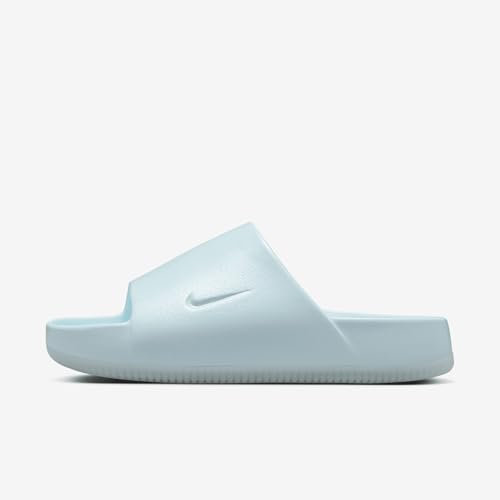 Nike Calm SE Women's Slides (FV5940-400, Glacier Blue/Glacier Blue) Size 82