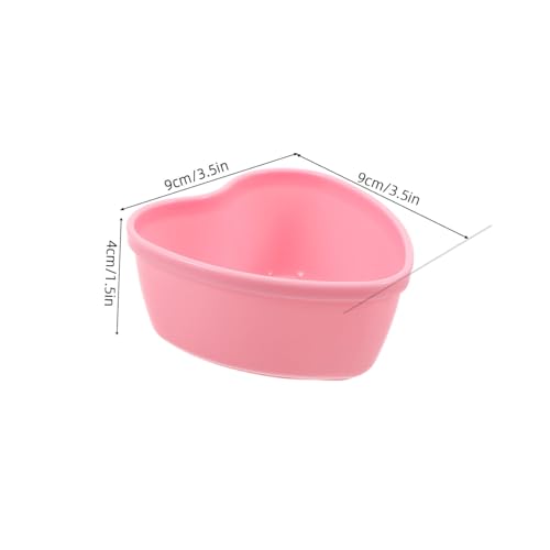 Set de 8 cuencos para mascarilla facial con forma de corazón miniatura 7