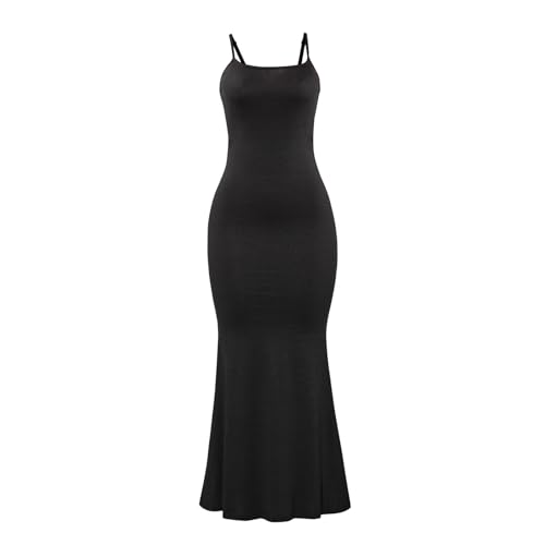 Robe longue en satin sans manches, l'atout chic contre les pannes de style