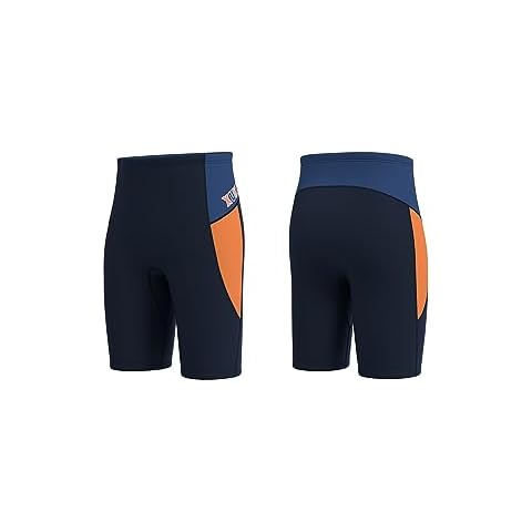XUKER Mens Wetsuit Pants 3mm, Neoprene Shorts Compression Short Pants for Water Sports Lake Ocean Pool Swimming Surfing Snorkeling Floating Canoeing Aerobics Exercise Cover