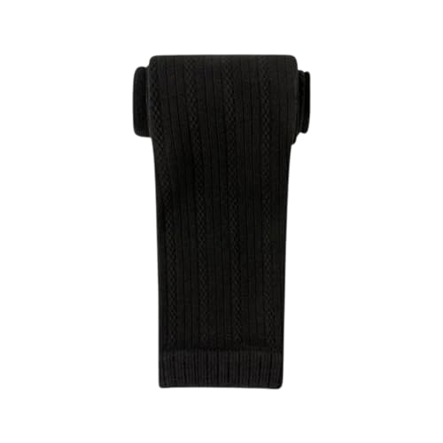 Toddler Girls Knitted Leggings Classic Solid Footless Stretchy Ribbed Tights Ankle Length Pants