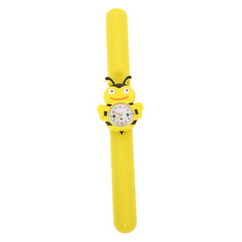 BESPORTBLE Reloj de Pulsera para Diseño de Dibujos Animados Correa de Slap y Resistente Color Amarillo Vibrante Reloj de Cuarzo Práctico para Actividades al Aire BESPORTBLE Reloj de Pulsera para Diseño de Dibujos Animados Correa de Slap y Resistente Color Amarillo Vibrante Reloj de Cuarzo Práctico para Actividades al Aire