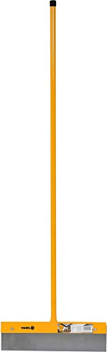 Vorel hormigón raspador con mango de metal, 75 x 400 mm, longitud del mango: 130 cm | Muelle Acero hojas | 19760030 Rascador Rasqueta para hielo (scharre Muelle Acero