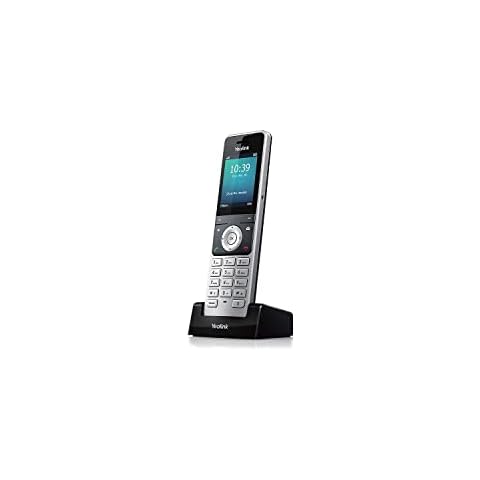 Yealink W56H Cordless DECT IP Phone, Base Station Not Included, 2.4-Inch Color Display. 10/100 Ethernet, 802.3af PoE, Power Adapter Included Cover