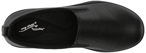 Easy Street Women's Juanita Flat Sneaker, Black/Black Gore, 8 Narrow #TOP4