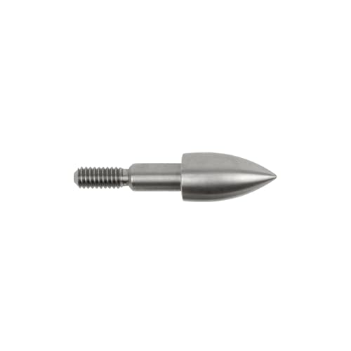 Bohning Match Grade Screw-in Crossbow Compatible Bullet Points for (11/32 or 9mm) Arrow Shafts 125 Grain 12 pk