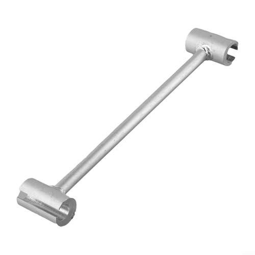 Minflora Herramienta de reparación de puertas cortafuegos, llave de ajuste de bisagra de bandera de 14 mm a 18 mm y 23 mm a 25 mm, palanca de acero de 13 pulgadas para uso pesado en espacios reducidos