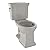 Toto CST404CEFG#03 Promenade Ii 2 Piece Elongated 1. 28 Gpf Universal Height Toilet With Cefiontect, Bone
