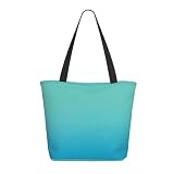 Tamaño espacioso: 33 cm de altura, 27,9 cm de ancho y 17,8 cm de grosor, esta bolsa de asas azul turquesa ofrece suficiente espacio para todos tus objetos esenciales. Es ideal para guardar todo, desde carreras hasta equipos de gimnasio, lo que lo convierte en una adición versátil a tu colección de bolsas de enfermera para mujer