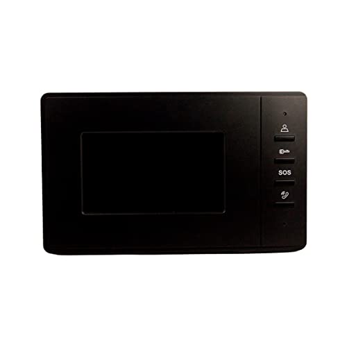 Interfone Voz Para Casa Vídeo Porteiro Eletrônico Interno Bivolt Monitor Colorido Tela 4.3
