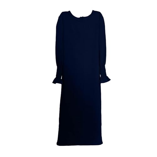 Muslim Dress for Baby Kids Girl Toddler Abaya Kaftan Prayer Long Sleeve Dress Dubai Ramadan Hijab Set Clothes2