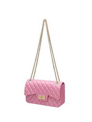 MARC ELLIS Borsa a Mano Donna Pelle Vegan FLAT FALCON S 26 Rosa Antico