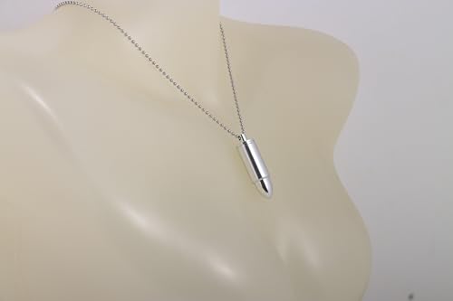 Medicine Box or Canister, Outdoor Mini Personal Storage Box Keychain, Decorative Silver