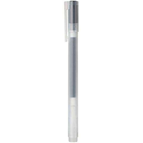 MUJI 0.7mm Gel Ink Ballpoint Pen Cap Type Black Ink (Set of 5 Pens) 02814526 Cover
