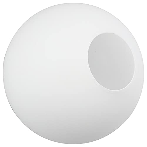 SOLUSTRE Globe De Verre Blanc Abat- Jour Lampe De Bureau Entier Lumière Couverture Givré Luminaire Remplacement pour Salon Chambre