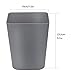 Feiupe 1.6 Gallon Small Trash Can Wastebasket for Kitchen Office Bathroom,Pack of 2(White+Gray)