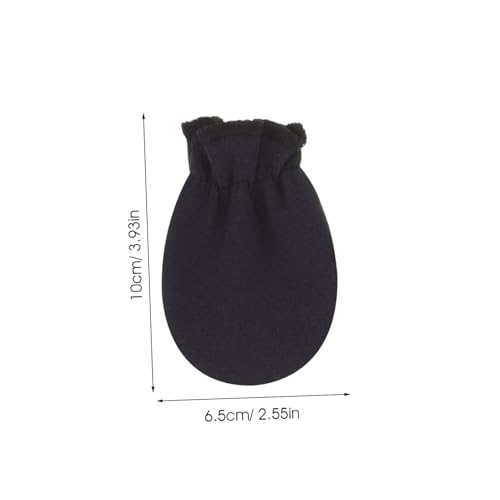 3Pairs Mittens Scratch Gloves for Boys Soft Knitted Breathable Comfortable for Year Grey2