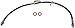 Dorman H622675 Front Driver Side Brake Hydraulic Hose Compatible with Select Lexus Models