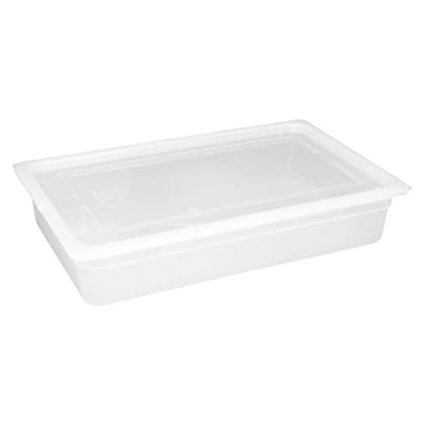 Vogue Polypropylene Plastic 1/1 Gastronorm Food Container Cover