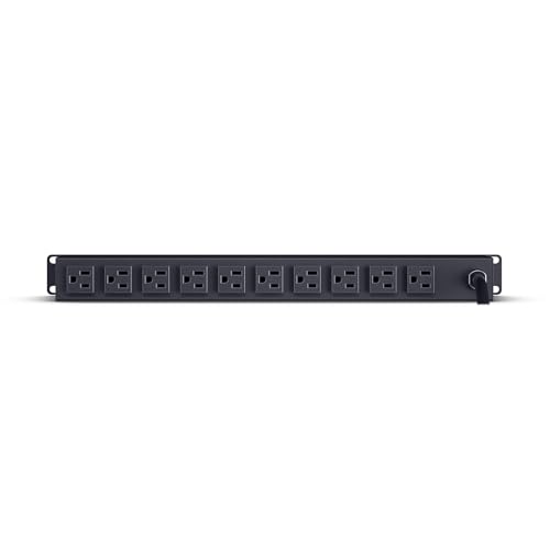 Image of CyberPower CPS1615RMS Surge Protector | 125V /15A, 1800 Joules, 16 Outlets, 6ft Power Cord, 1U Rackmount, UL Listed