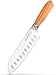 Hannah's Homebrand® Cuchillo Santoku extremadamente afilado – Cuchillo japonés y cuchillo para sushi – Un cuchillo de cocina especialmente afilado