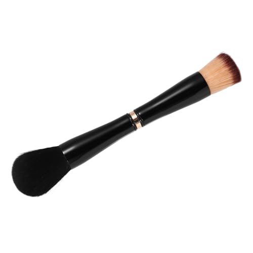 Baluue Portable Makeup Brush Set Double End Makeup Brush for Cream and Loose Powder Women's Travel Makeup Tools