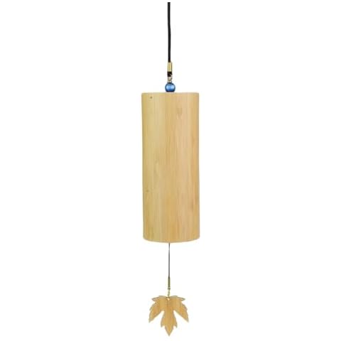 OcarinaWind Outdoor Bamboo Wind Chimes, Small Wooden Handcrafted Chimes with Calming Deep Tones & Natural Beautiful (C Major) Sound, Home Decor Gift Idea, Idea Cover