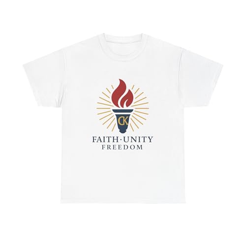Charlie Kirk Faith, Unity & Freedom Tee for Spiritual Seekers, Unisex Graphic Tee for Celebrations