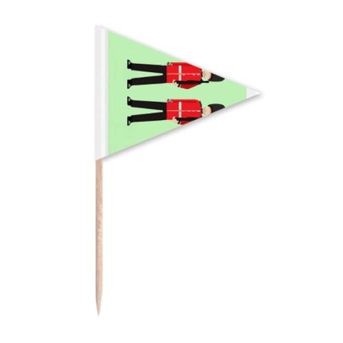 Atkins Rdcoats - Palillo de dientes triangular para cupcakes