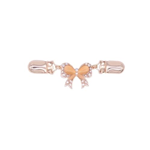 Broche pull et pinces pour le dos de col de robe au design vintage