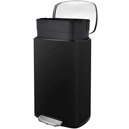 Top 10 Best Hefty 13 Gallon Step On Trash Can Black Reviews