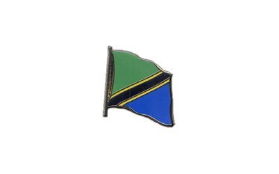 Flaggen-Pin/Anstecker Tansania vergoldet