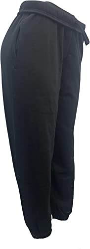 Victoria's Secret Pink Everyday Lounge Campus Pants Color Black Size Large New #TOP2