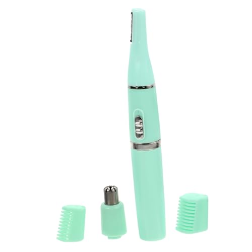 OUNONA 1Pc Creative Remover Trimmer for Eyebrows Safe Easy to Use USB Rechargeable Personal Hair Trimmer Ergonomic Design for Gentle Grooming Green