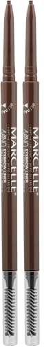 Marcelle Nano Retractable Eyebrow Liner, Medium Brown, Brow Pencil, Ultra-Precise Definition, Waterproof, Long-Lasting, Hypoallergenic, Cruelty-Free, 0.09 g (Pack of 2) image 3