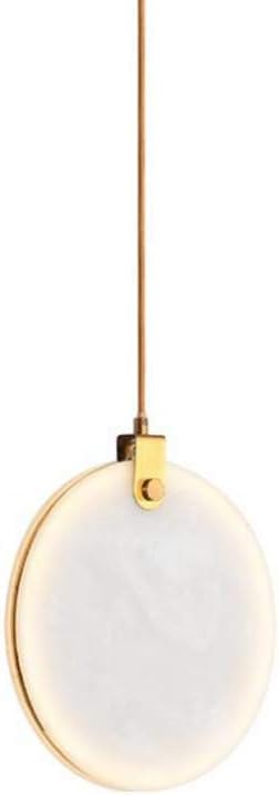 Lustre nordique en marbre et suspension LED en verre pour design d'intérieur