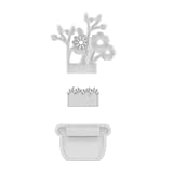 Molde antiadherente fácil de limpiar, jarrón de flores, estructura de silicona, perfecto para hacer figuras, decoraciones y regalos, arreglos florales, molde de silicona para fundición de resina