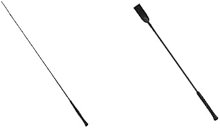Snowbee Horse and Pony Braided Dressage Whip, Black  High-Quality Equestrian Horse Riding Whip With Diamond Handle and #10 Thicker Nylon Lash  Size 110cm
