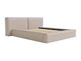 Pascal Morabito-Bett mit Bettkasten - 140 x 190 cm - Stoff - Beige - TIMANO
