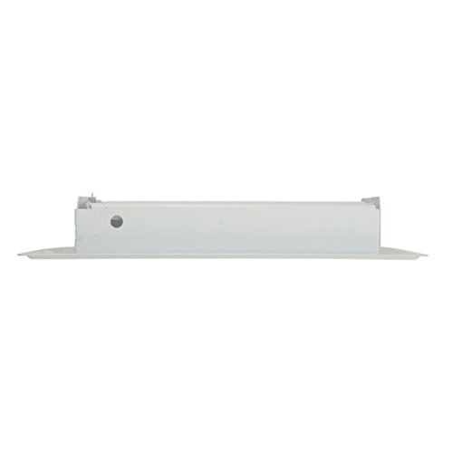 DANCO Mobile Home RV Floor Register with 1-5/16 inch Drop, 4 inch x 8 inch, Steel, White, 1-Pack (62069)