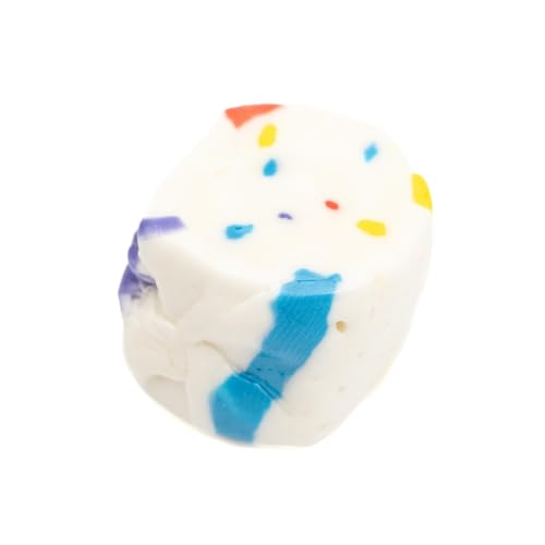 Taffy Shop Birthday Cake Cake Salt Water Taffy - Small Batch Salt Water Taffies Made in the USA - Super Soft, Sweet, Taffy Candy - Guaranteed Fresh - Gluten-Free, Soy-Free, Peanut Free - Party (80oz) Bag
