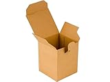 Przydasie Verpackungsbox für Sparbüchse 330 ml | 3-lagige Wellpappe | Maße: 89x89x108 mm | Schutz vor Beschädigungen | Stabil, leicht, Braun, ideal als Geschenkverpackung