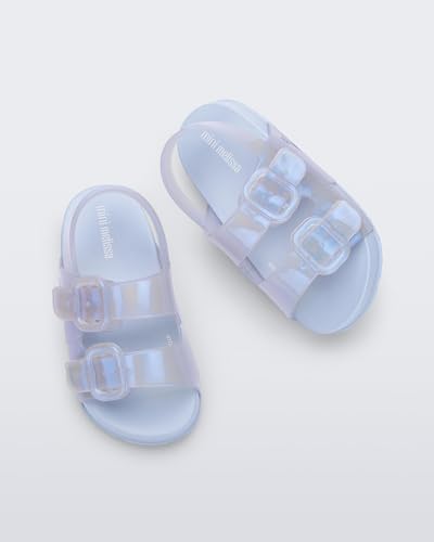 Image of mini melissa Cozy Jelly Sandals for Toddlers & Little Kids - Summer Sandal w /Adjustable Back Strap, Jelly Shoes for Girls & Boys