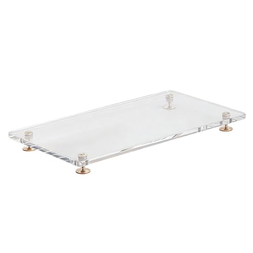 Support de haut-parleur en acrylique transparent acoustique sécurisé