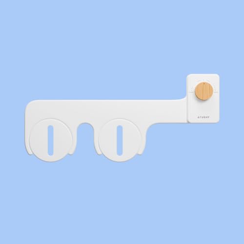 Image of TUSHY NEW Fresh Dual Nozzle Cool Water Bidet: Ultra Slim Toilet Seat Attachment Sprayer with Luxury 2 in 1 Front & Rear, Self-Cleaning, 180º Clean (DIY Install, 10 Minutes), Non-Electric, Bamboo Knob