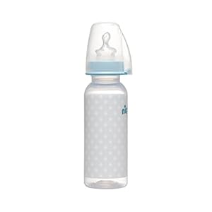 nip Standardflasche PP mit Trinksauger Anatomisch Silikon, 0-6 Monate, Größe M, 250 ml, Boy