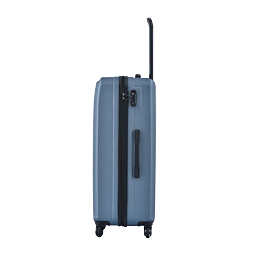 Hardside Spinner Luggage Set, 3-Piece, Blue egreger
